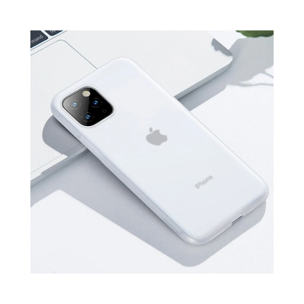 Etui silikonowe Baseus Jelly Liquid Silica Gel Case do iPhone 11 Pro 5,8 (białe)