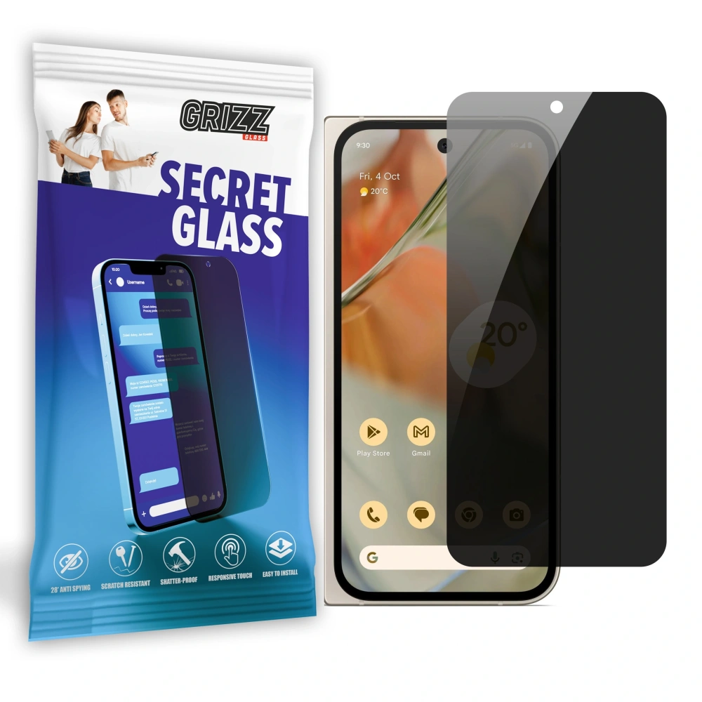 Szkło prywatyzujące GrizzGlass SecretGlass do Google Pixel 9 Pro Fold - Google - GrizzGlass