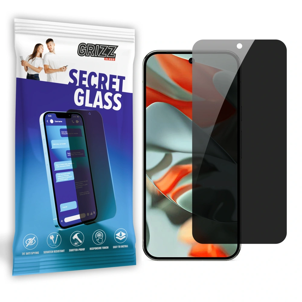 Szkło prywatyzujące GrizzGlass SecretGlass do Google Pixel 9 Pro XL - Pixel 9 Pro XL - GrizzGlass