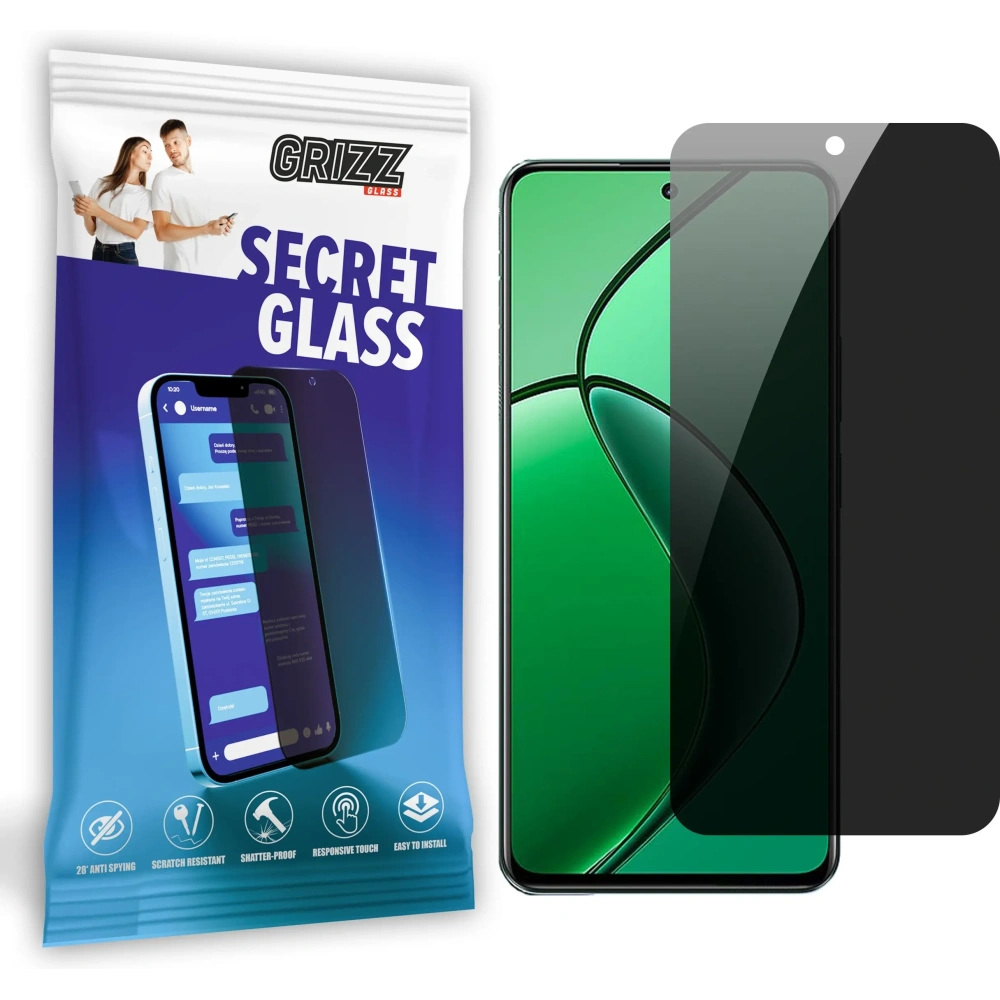 Szkło prywatyzujące GrizzGlass SecretGlass do Realme 13 4G - realme Seria 13 - GrizzGlass