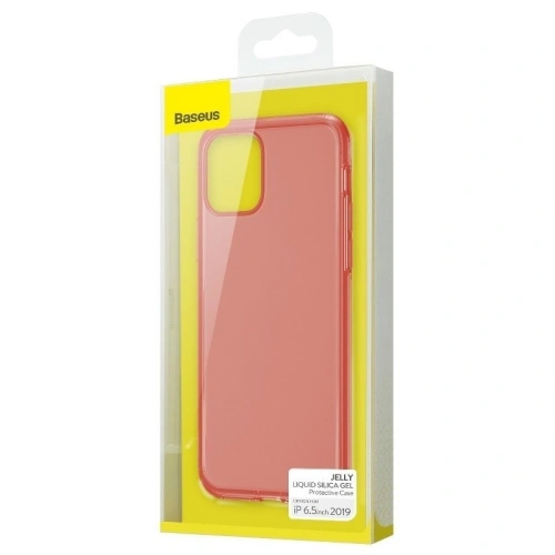 Kup Carcasă de silicon Baseus Jelly Liquid Silica Gel pentru iPhone 11 Pro 6,5 (roșu) - BSU876RED - {ean13} - Sklep Home Screen