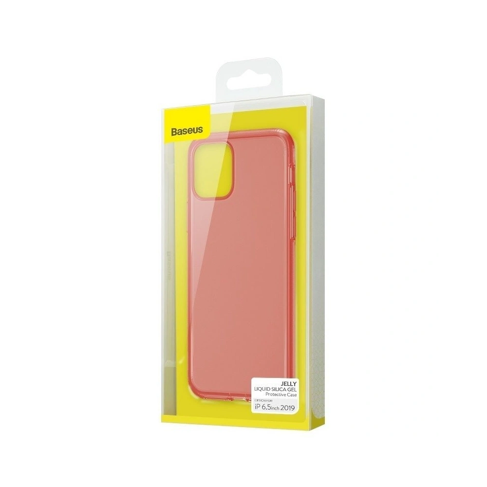 Etui silikonowe Baseus Jelly Liquid Silica Gel Case do iPhone 11 Pro 6,5 (czerwone)