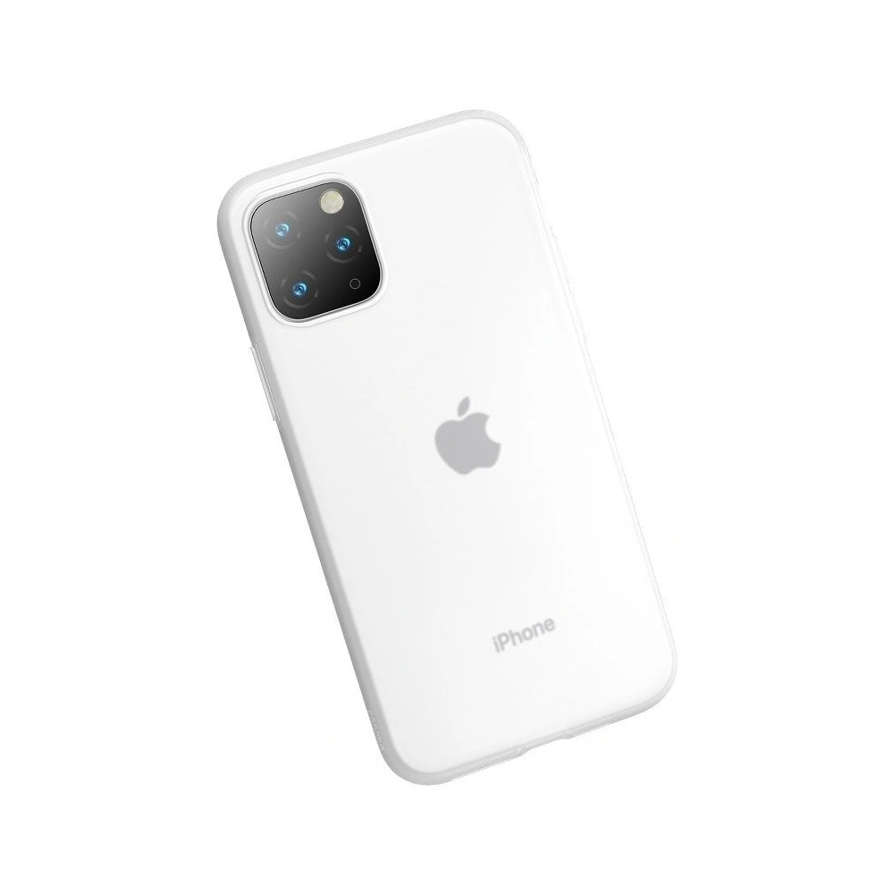 Etui silikonowe Baseus Jelly Liquid Silica Gel Case do iPhone 11 Pro 6,5 (białe)