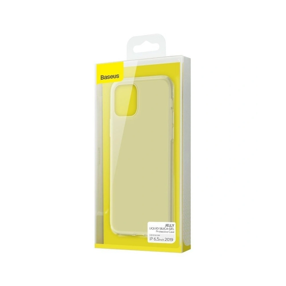 Etui silikonowe Baseus Jelly Liquid Silica Gel Case do iPhone 11 Pro 6,5 (białe)