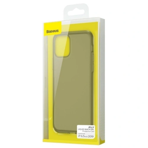 Kup Baseus Silikonhülle Jelly Liquid Silica Gel Case für iPhone 11 Pro 6.5 (schwarz) - BSU878BLK - {ean13} - Sklep Home Screen