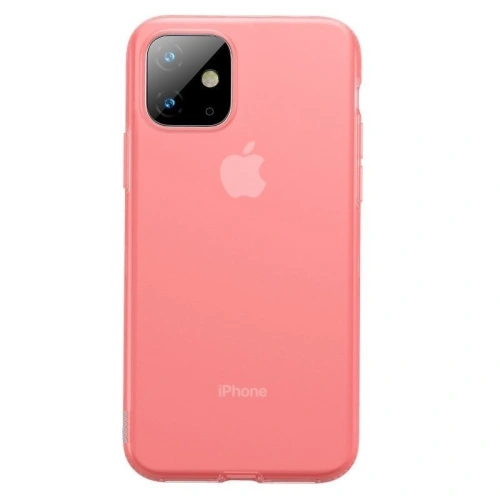 Buy Baseus Jelly Liquid Silica Gel Protective Case For iPhone 11 6.1inch Transparent Red - BSU879RED - {ean13} - Home Screen Store Europe