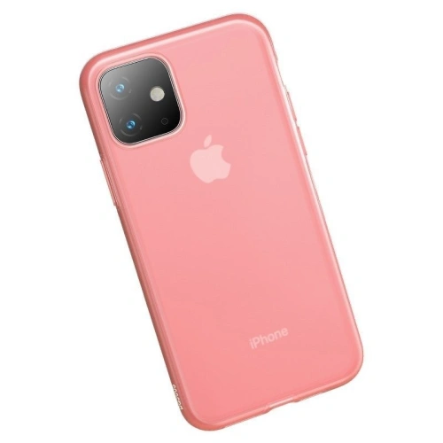 Buy Baseus Jelly Liquid Silica Gel Protective Case For iPhone 11 6.1inch Transparent Red - BSU879RED - {ean13} - Home Screen Store Europe
