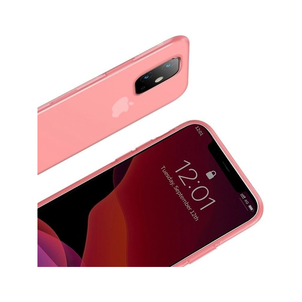 Etui silikonowe Baseus Jelly Liquid Silica Gel Case do iPhone 11 6,1 (czerwone)
