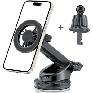 Kup Autohalterung für Kühlergrill / Windschutzscheibe / Cockpit Tech-Protect N56 Magnetic MagSafe Schwarz - THP3048 - {ean13} - Sklep Home Screen