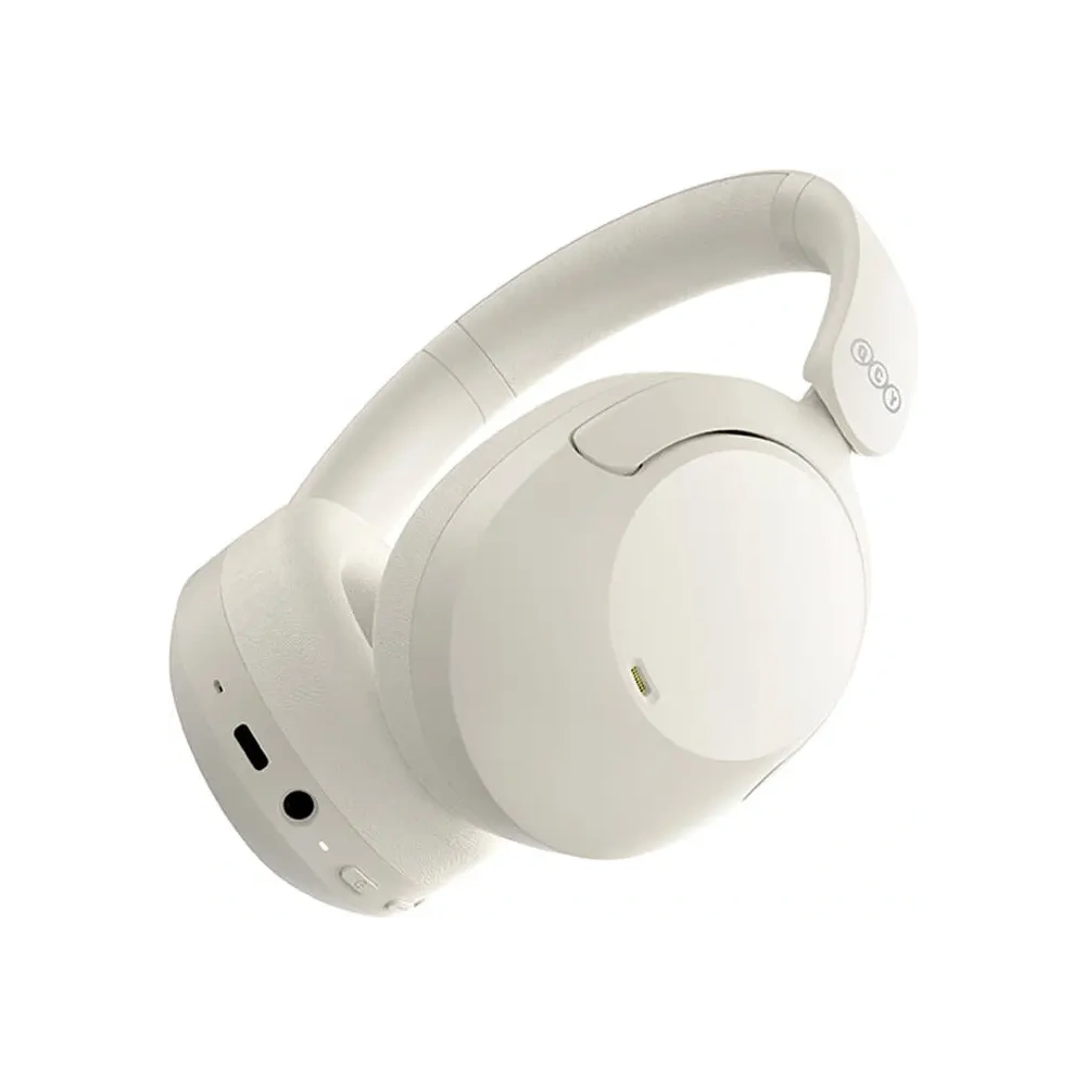 Bezprzewodowe słuchawki nauszne QCY ANC H4 Bluetooth 5.1 białe - Słuchawki nauszne - QCY