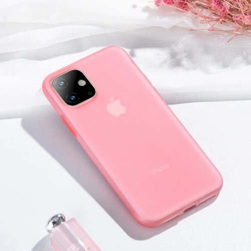Buy Baseus Jelly Liquid Silica Gel Protective Case For iPhone 11 6.1inch Transparent Red - BSU879RED - {ean13} - Home Screen Store Europe