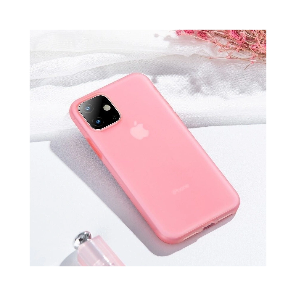 Etui silikonowe Baseus Jelly Liquid Silica Gel Case do iPhone 11 6,1 (czerwone)