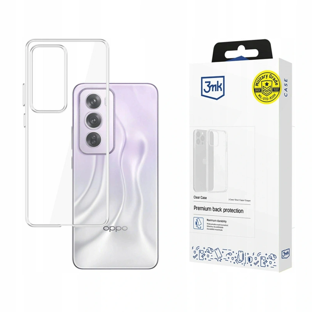 Etui 3MK Clear Case Oppo Reno 12 - Oppo - 3MK