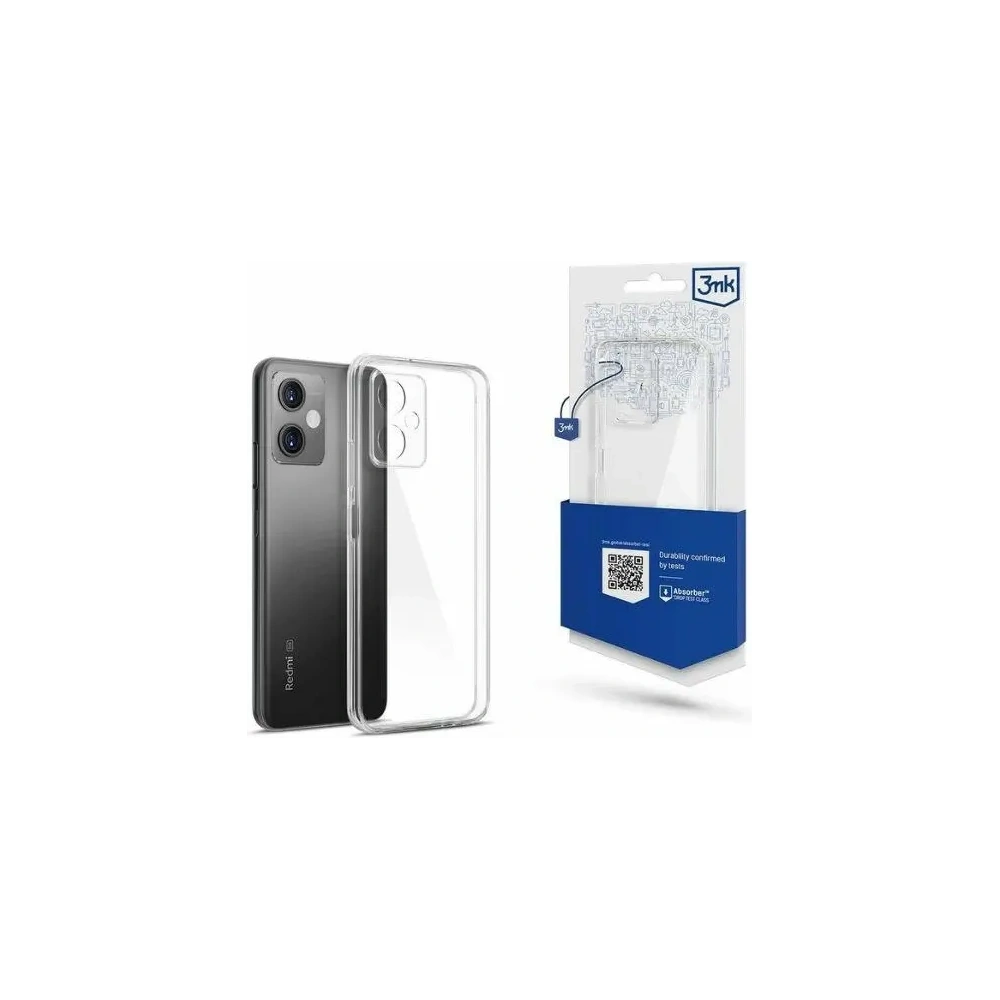 Etui 3MK Clear Case Redmi Note 12 5G - Redmi Note 12 - 3MK