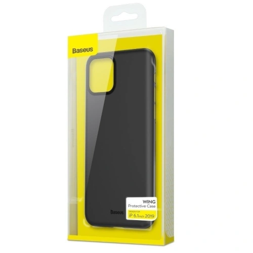 Buy Baseus Wing Case For iPhone 11 6.1inch (2019) Solid Black - BSU882BLK - {ean13} - Home Screen Store Europe