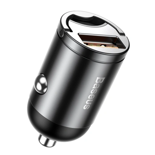 Kup Mini auto nabíječka Baseus Tiny Star, USB, QC 3.0, 30W (šedá) - BSU883GRY - {ean13} - Sklep Home Screen