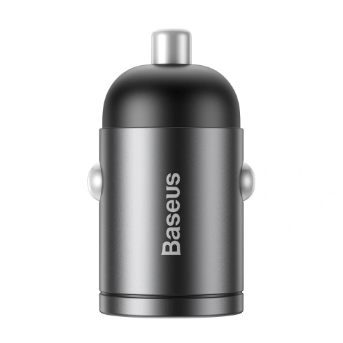 Kup Mini auto nabíječka Baseus Tiny Star, USB, QC 3.0, 30W (šedá) - BSU883GRY - {ean13} - Sklep Home Screen