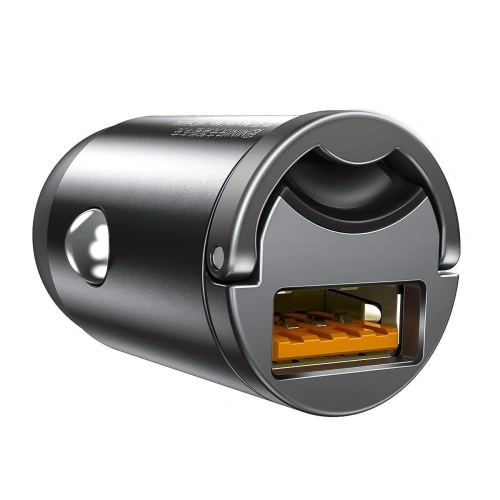 Kup Mini auto nabíječka Baseus Tiny Star, USB, QC 3.0, 30W (šedá) - BSU883GRY - {ean13} - Sklep Home Screen