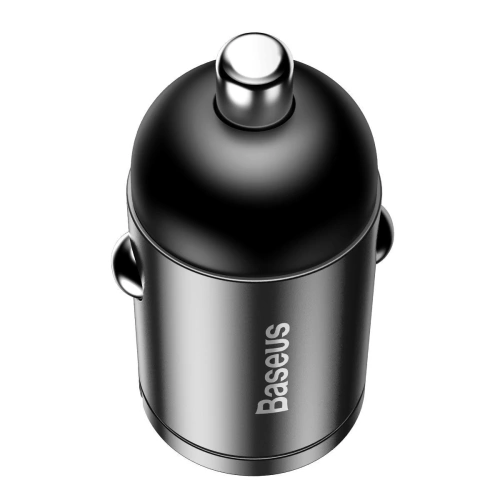Kup Mini auto nabíječka Baseus Tiny Star, USB, QC 3.0, 30W (šedá) - BSU883GRY - {ean13} - Sklep Home Screen
