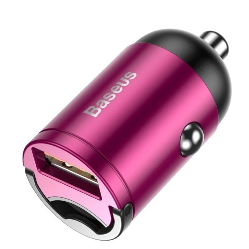 Kup Mini nabíječka do auta Baseus Tiny Star, USB, QC 3.0, 30W (růžová) - BSU884PNK - {ean13} - Sklep Home Screen