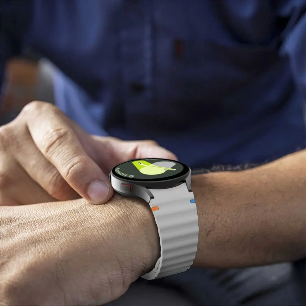 Pasek Tech-Protect Silicone Sport Samsung Galaxy Watch 4/5/5 Pro/6/7/FE Starlight - Galaxy Watch7 44mm - Tech-Protect