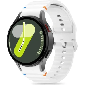 Kup Curea Tech-Protect Silicone Sport Samsung Galaxy Watch 4/5/5 Pro/6/7/FE Alb - THP3052 - {ean13} - Sklep Home Screen