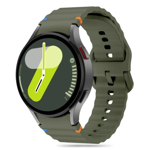 Buy Tech-Protect Silicone Sport Strap Samsung Galaxy Watch 4/5/5 Pro/6/7/FE Army Green - THP3054 - {ean13} - Home Screen Store Europe