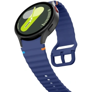 Kup Pasek Tech-Protect Silikonový Sport Samsung Galaxy Watch 4/5/5 Pro/6/7/FE Námořnická modrá - THP3055 - {ean13} - Sklep Home Screen