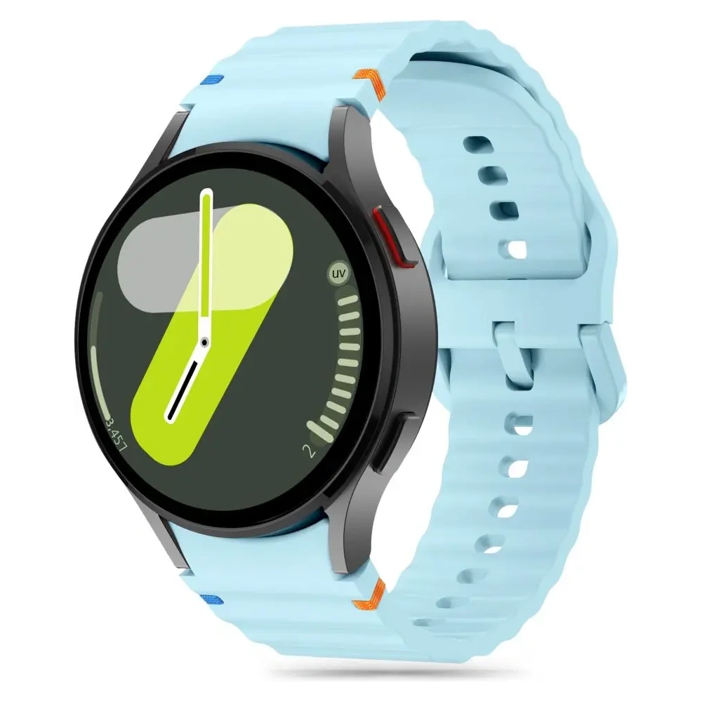 Pasek Tech-Protect Silicone Sport Samsung Galaxy Watch 4/5/5 Pro/6/7/FE Sky Blue - Galaxy Watch7 44mm - Tech-Protect