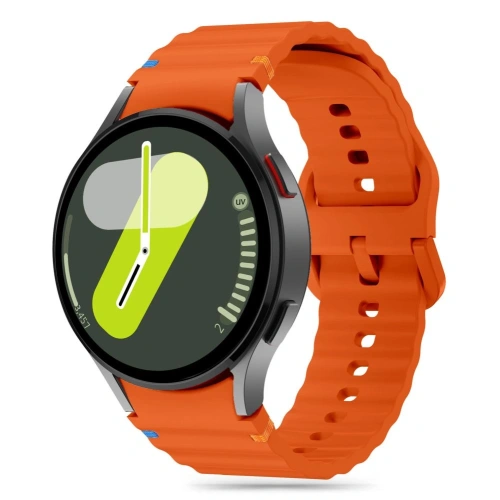 Buy Tech-Protect Silicone Sport Strap for Samsung Galaxy Watch 4/5/5 Pro/6/7/FE Orange - THP3058 - {ean13} - Home Screen Store Europe