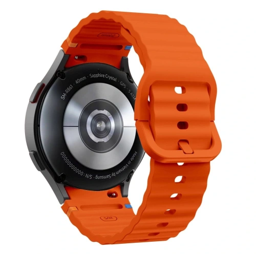 Buy Tech-Protect Silicone Sport Strap for Samsung Galaxy Watch 4/5/5 Pro/6/7/FE Orange - THP3058 - {ean13} - Home Screen Store Europe