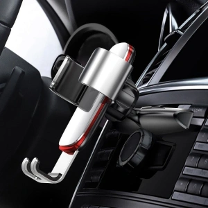 Buy Gravity car mount Baseus Metal Age to CD slot Silver - BSU887SLV - {ean13} - Home Screen Store Europe
