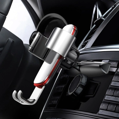Buy Gravity car mount Baseus Metal Age to CD slot Silver - BSU887SLV - {ean13} - Home Screen Store Europe