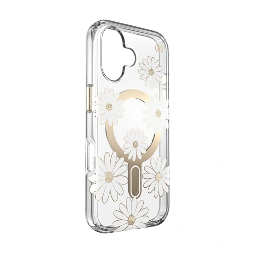 Buy Case Speck Presidio Lux ClickLock & MagSafe Apple iPhone 16 (Sunshine Daisies / Clear / Gold) - SPK615 - {ean13} - Home Screen Store Europe