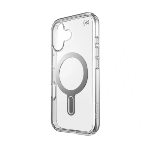 Kup Etui Speck Presidio Perfect-Clear ClickLock & MagSafe Apple iPhone 16 (Clear / Chrome Finish / Serene Silver) - SPK616 - {ean13} - Sklep Home Screen