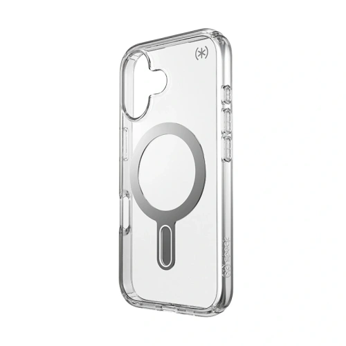 Kup Etui Speck Presidio Perfect-Clear ClickLock & MagSafe Apple iPhone 16 (Transparent / Finisaj Chrome / Argint Seren) - SPK616 - {ean13} - Sklep Home Screen