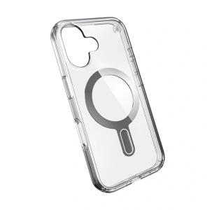 Kup Etui Speck Presidio Perfect-Clear ClickLock & MagSafe Apple iPhone 16 (Clear / Chrome Finish / Serene Silver) - SPK616 - {ean13} - Sklep Home Screen