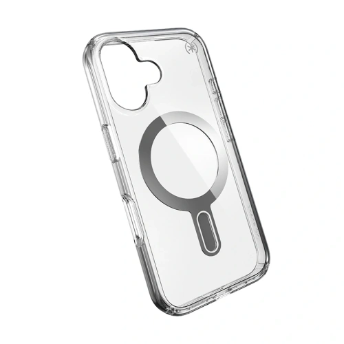 Kup Etui Speck Presidio Perfect-Clear ClickLock & MagSafe Apple iPhone 16 (Transparent / Finisaj Chrome / Argint Seren) - SPK616 - {ean13} - Sklep Home Screen