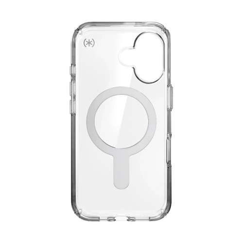 Kup Etui Speck Presidio Perfect-Clear ClickLock & MagSafe Apple iPhone 16 (Transparent / Finisaj Chrome / Argint Seren) - SPK616 - {ean13} - Sklep Home Screen