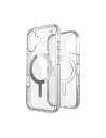 Etui Speck Presidio Perfect-Clear MagSafe Apple iPhone 16 (Átlátszó / Króm Bevonat / Nyugodt Ezüst) - iPhone 16 - Speck