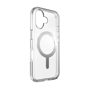 Kup Etui Speck Presidio Perfect-Clear MagSafe Apple iPhone 16 (Clear / Chrome Finish / Serene Silver) - SPK617 - {ean13} - Sklep Home Screen