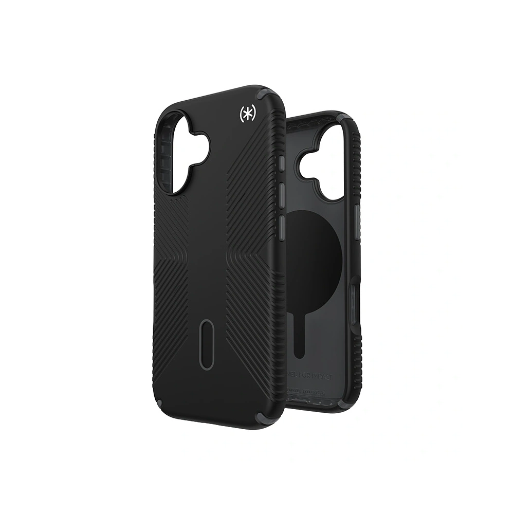 Etui Speck Presidio2 Grip ClickLock & MagSafe Apple iPhone 16 (Black / Slate Grey / White) - iPhone 16 - Speck