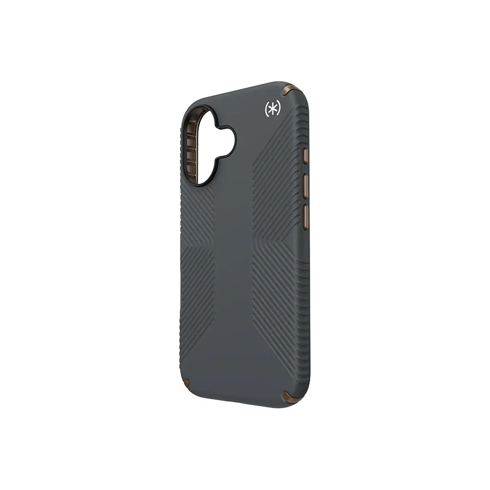 Etui Speck Presidio2 Grip Apple iPhone 16 (Charcoal Grey / Cool Bronze / White) - iPhone 16 - Speck