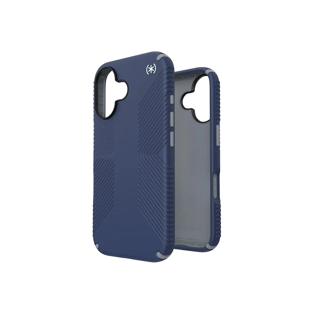 Etui Speck Presidio2 Grip Apple iPhone 16 (Coastal Blue / Dust Grey / White) - iPhone 16 - Speck