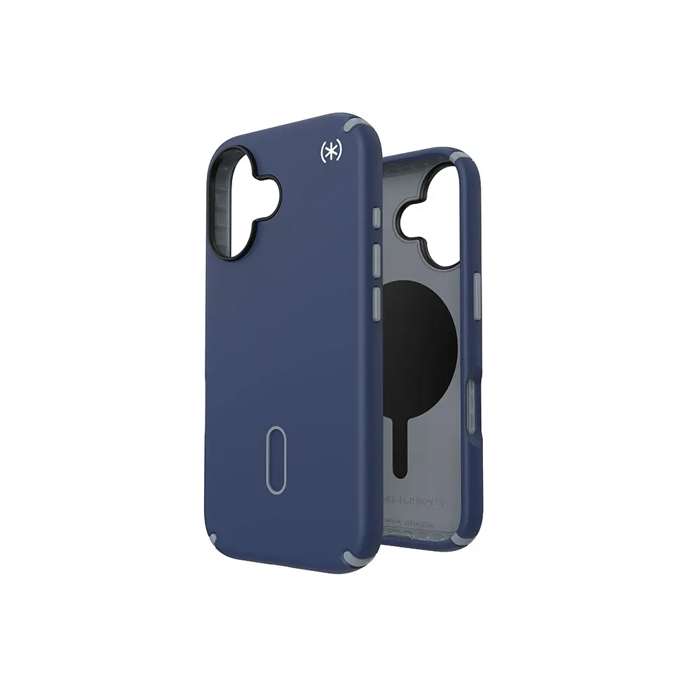 Etui Speck Presidio2 Pro ClickLock & MagSafe Apple iPhone 16 (Coastal Blue / Dust Grey / White) - iPhone 16 - Speck