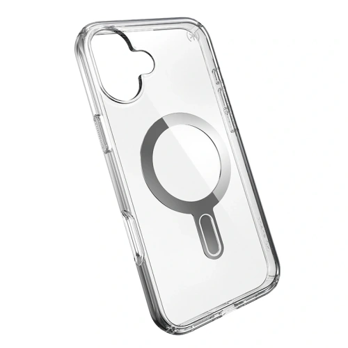 Kup Case Speck Presidio Perfect-Clear ClickLock & MagSafe für Apple iPhone 16 Plus (Klar / Chrom-Finish / Serene Silver) - SPK633 - {ean13} - Sklep Home Screen