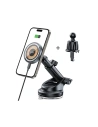 Buy Car holder for grille / on window / on dashboard with 15W charger Tech-Protect MM15W-V5 Magnetic MagSafe Black - THP3059 - {ean13} - Home Screen Store Europe