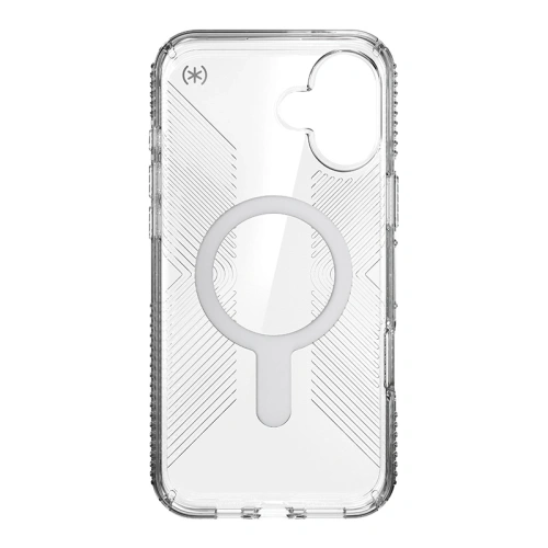 Buy Case Speck Presidio Perfect-Clear Grip ClickLock & MagSafe Apple iPhone 16 Plus (Clear / Chrome Finish / Serene Silver) - SPK635 - {ean13} - Home Screen Store Europe