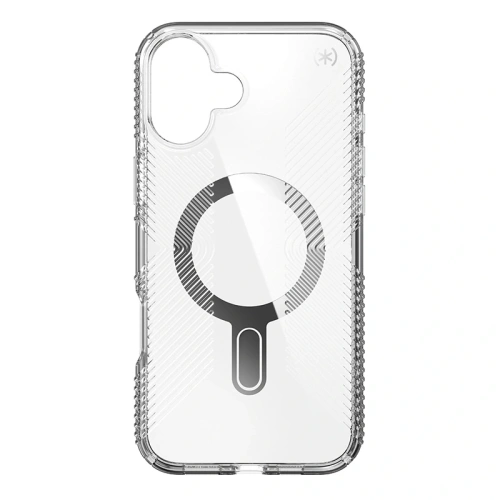 Buy Case Speck Presidio Perfect-Clear Grip ClickLock & MagSafe Apple iPhone 16 Plus (Clear / Chrome Finish / Serene Silver) - SPK635 - {ean13} - Home Screen Store Europe