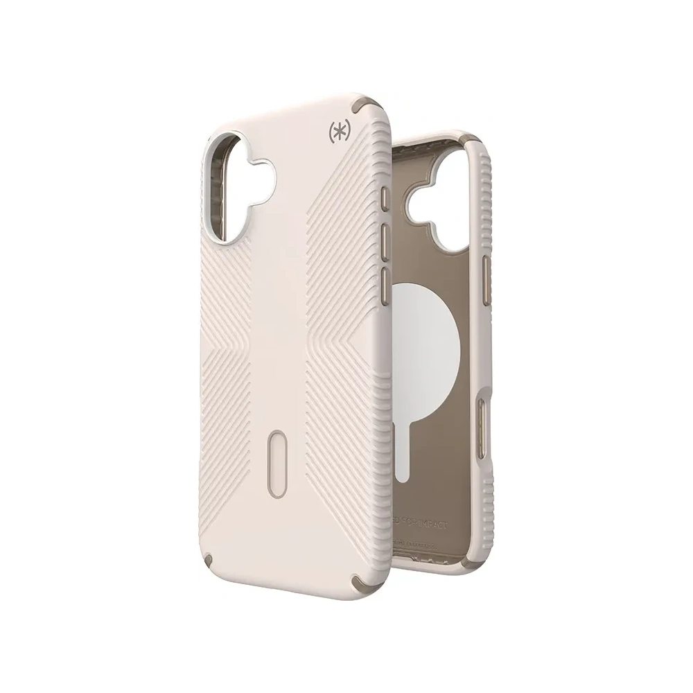 Etui Speck Presidio2 Grip ClickLock & MagSafe Apple iPhone 16 Plus (Bleached Bone / Heirloom Gold / Hazel Brown) - iPhone 16 Plus - Speck